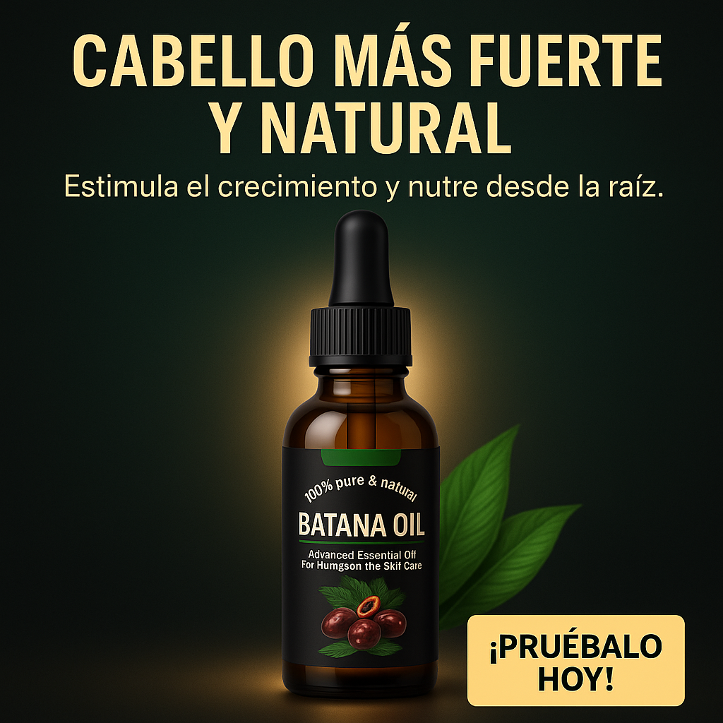 ACEITE DE BATANA - ¡TRANSFORMA TU CABELLO Y DEVUÉLVELE SU FUERZA NATURAL! - Todo y mas 