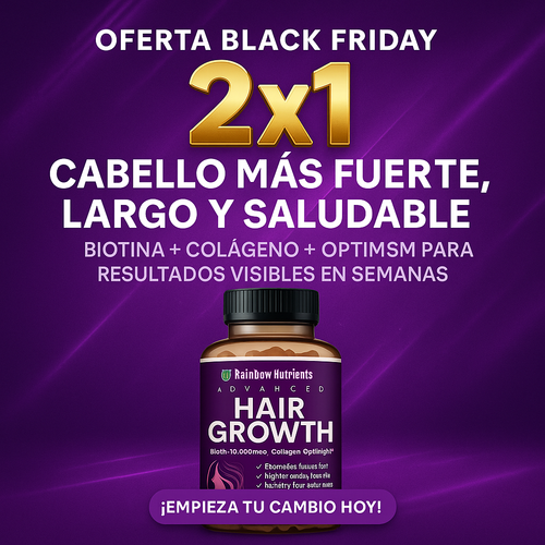 HAIR GROWTH® 120 CAPS: ¡FRENA LA CAÍDA Y REACTIVA EL CRECIMIENTO DE TU CABELLO! - Todo y mas 