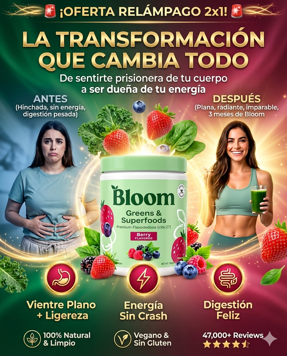 BLOOM ORIGINAL® 2x1: Vientre Plano y Digestión - Todo y mas 
