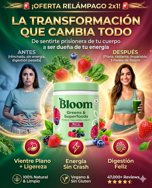 BLOOM ORIGINAL® 2x1: Vientre Plano y Digestión - Todo y mas 
